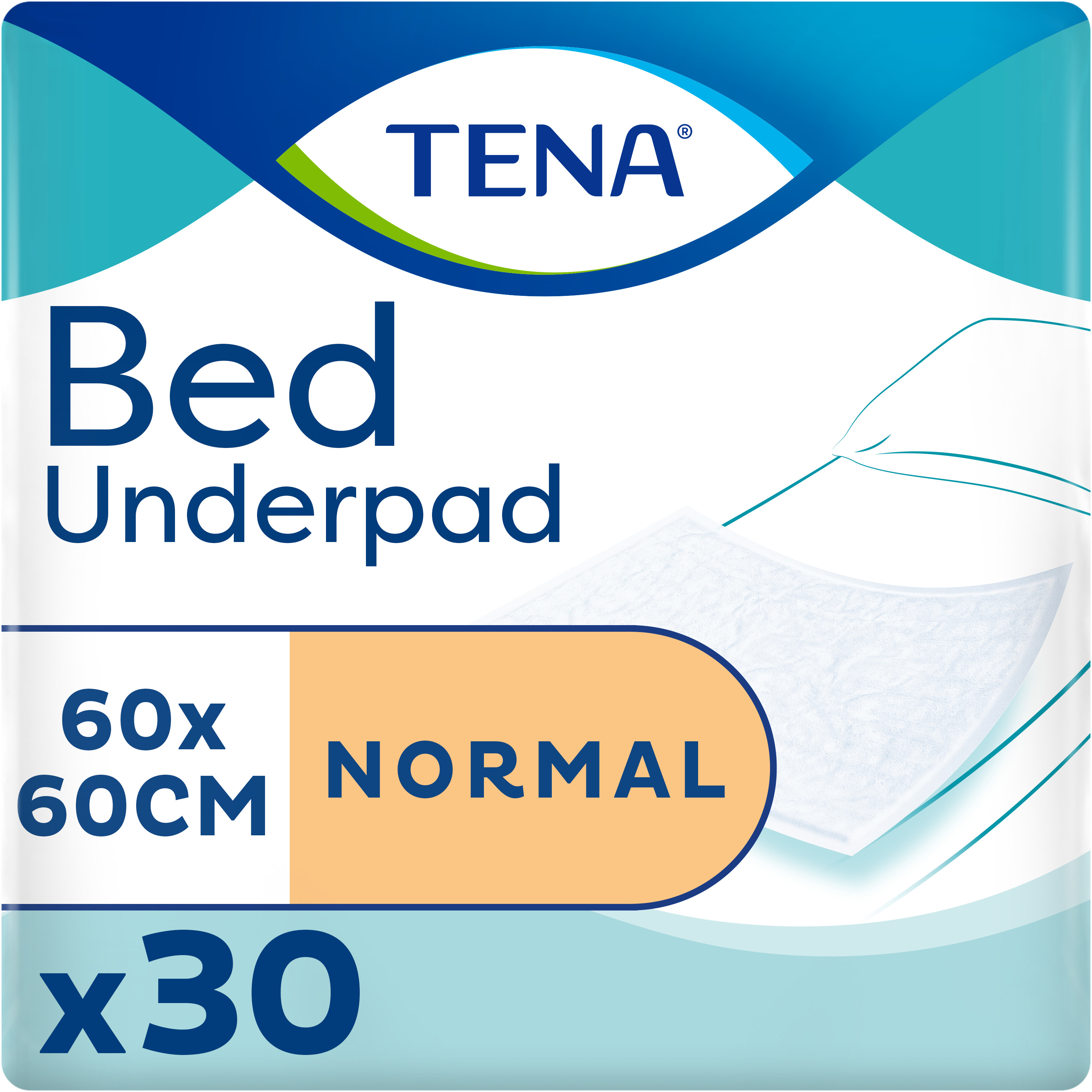 Акція на Одноразовые пеленки впитывающие Tena Bed Normal 60x60 30 шт (7322540525427) від Rozetka UA