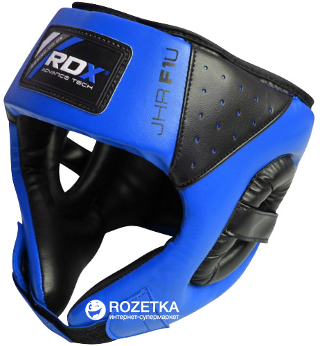 

Боксерский шлем RDX Blue детский Черно-синий (654_10510)