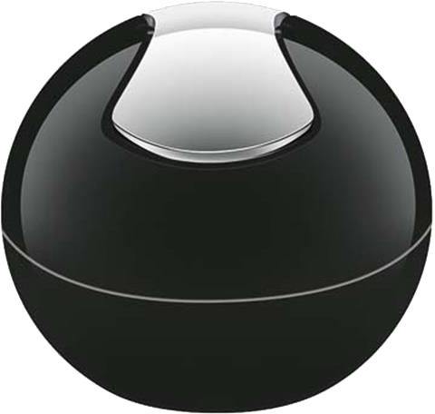

Ведро для мусора Spirella Plastic Bowl 14x16 см Черное (10.14972)