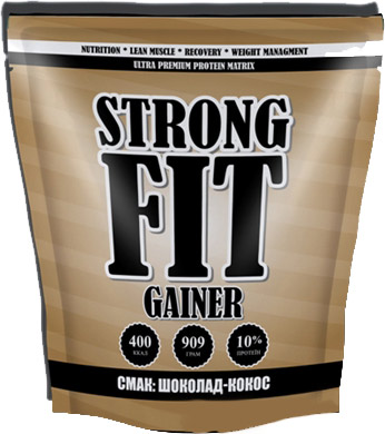 

Гейнер Strong FIT Gainer-10 0.909 кг Шоколад – Кокос (4820113923029)