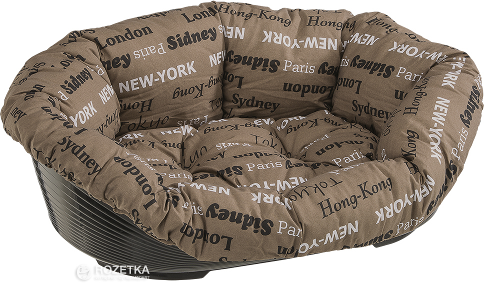 

Пластиковый лежак для собак Ferplast Sofa' 2 52х39х21 см Коричневый (70222999)
