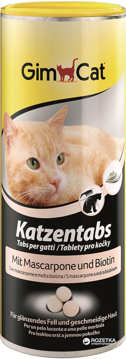 

Витамины Gimborn GimCat Katzentabs Маскарпоне и биотин 710 таблеток (4002064408064 / 4002064419084)