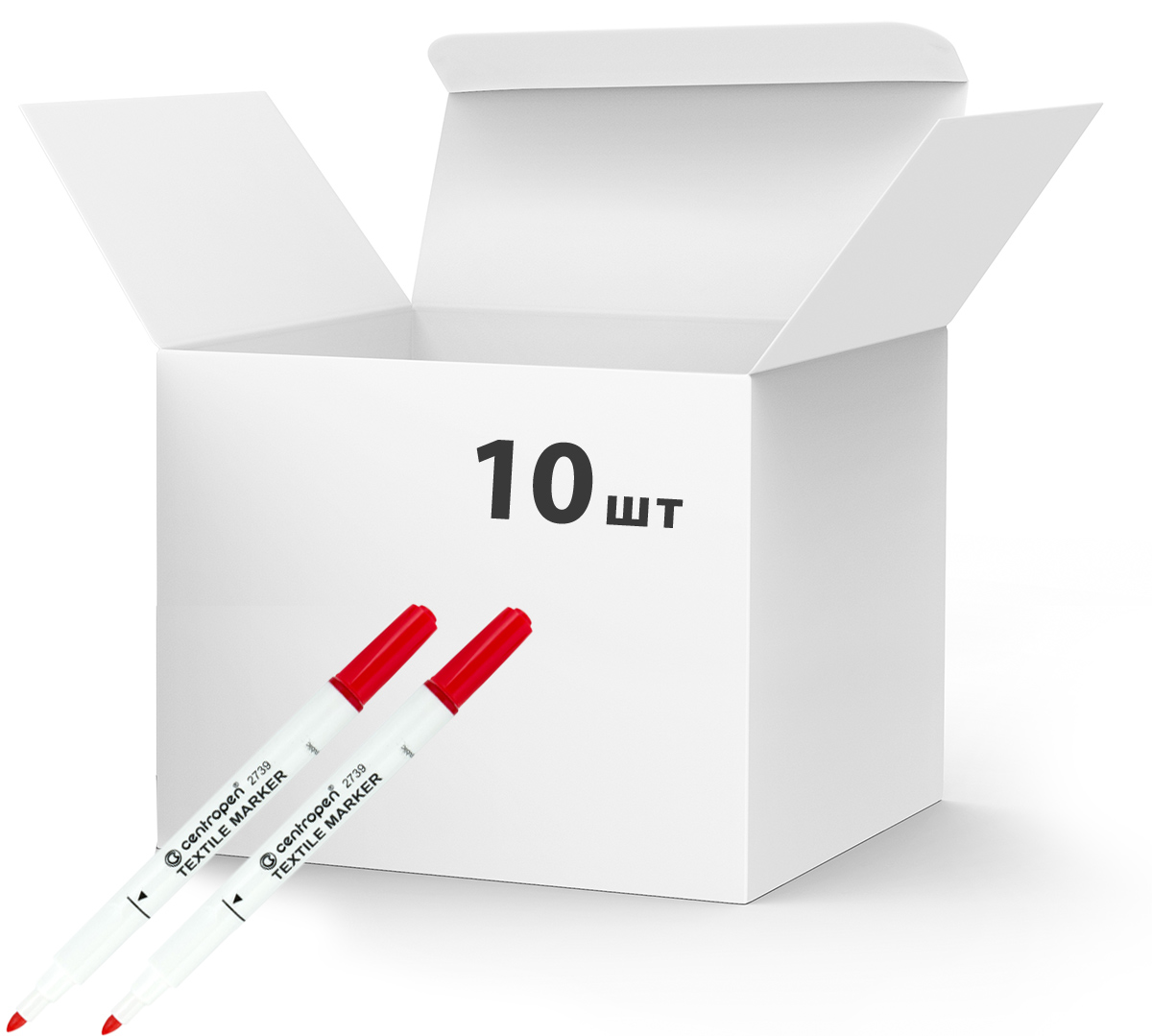 

Набор маркеров для текстиля Centropen Textile 1.8 мм 10 шт Коричневых (2739/07) (8595013625170)