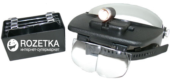 

Набор Sigeta Ligth Head Magnifying Glass Обруч с подсветкой + 4 линзы (65010)