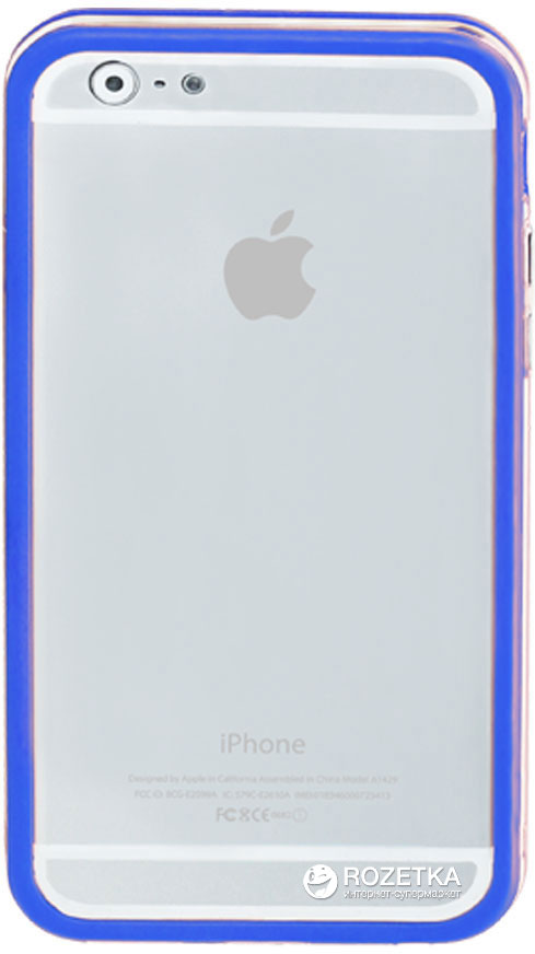 

Бампер Promate Bump-I6 для iPhone 6/6s Blue (bump-i6.blue)