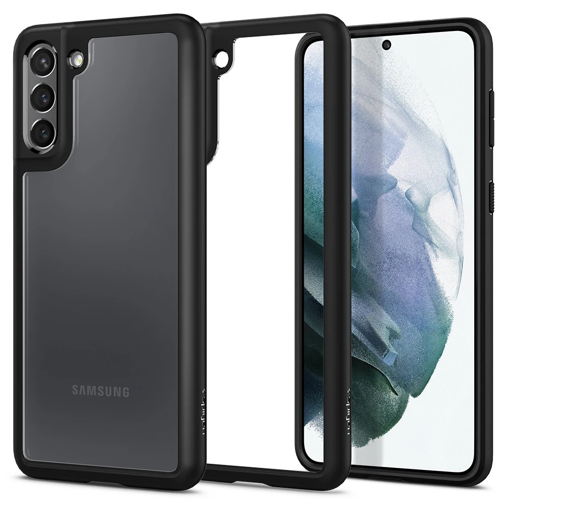 

Чехол Spigen Ultra Hybrid для Samsung Galaxy S21 Matte Black