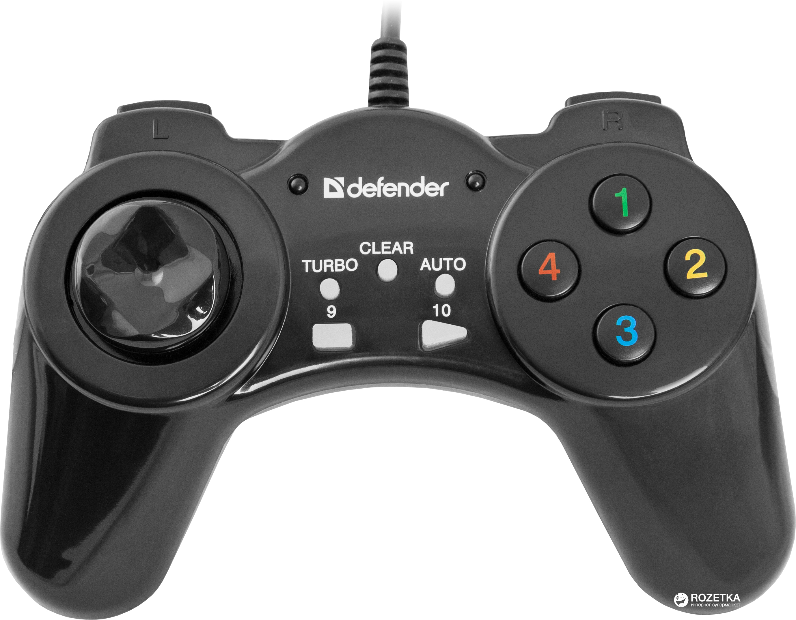 

Проводной геймпад Defender Vortex PC Black (64249)