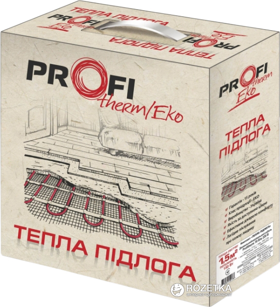 

Теплый пол ProfiTherm Eko 2 двухжильный кабель 400 Вт 24 м (70208616)