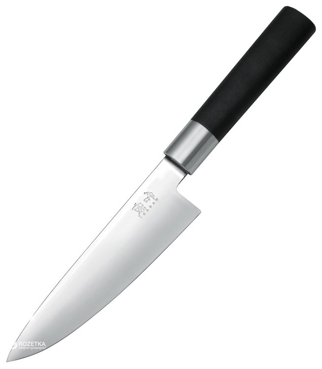 

Профессиональный нож Kai Wasabi Black шеф 150 мм Black