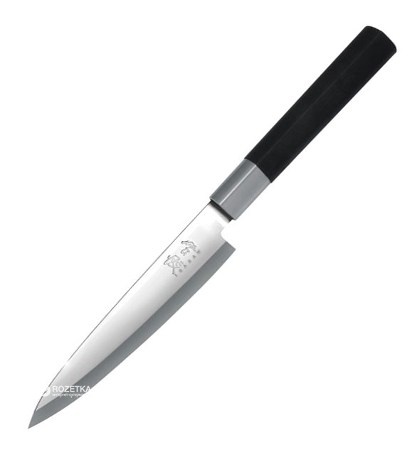

Профессиональный нож Kai Wasabi Black для суши Yanagiba 155 мм Black