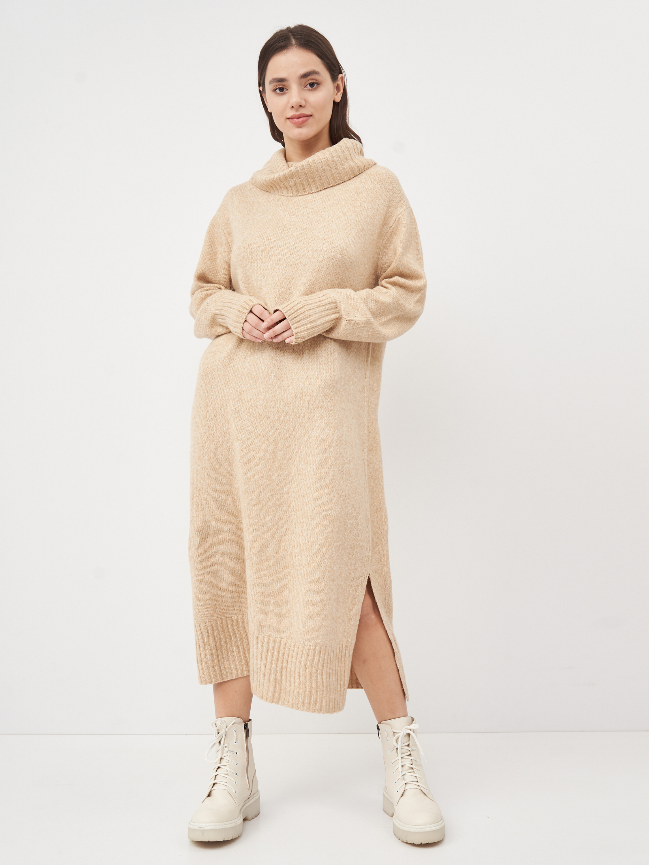 

Платье H&M 7718290 M Бежевое