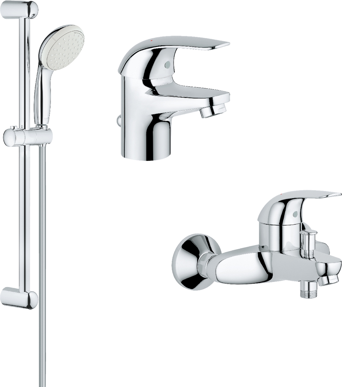 

Набор смесителей GROHE Euroeco 123226S (23262000 + 32743000 + 27598001)