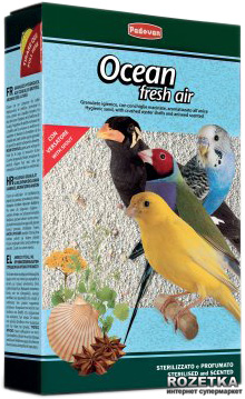 Наполнитель для птиц Padovan Ocean Fresh Air Кварцевый впитывающий 5 кг ...