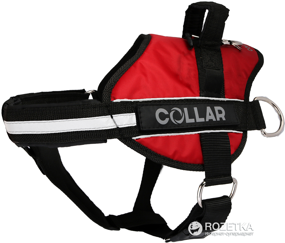 

Шлея Collar DogExtremе Police N3 со сменной надписью 55-75 см Красная