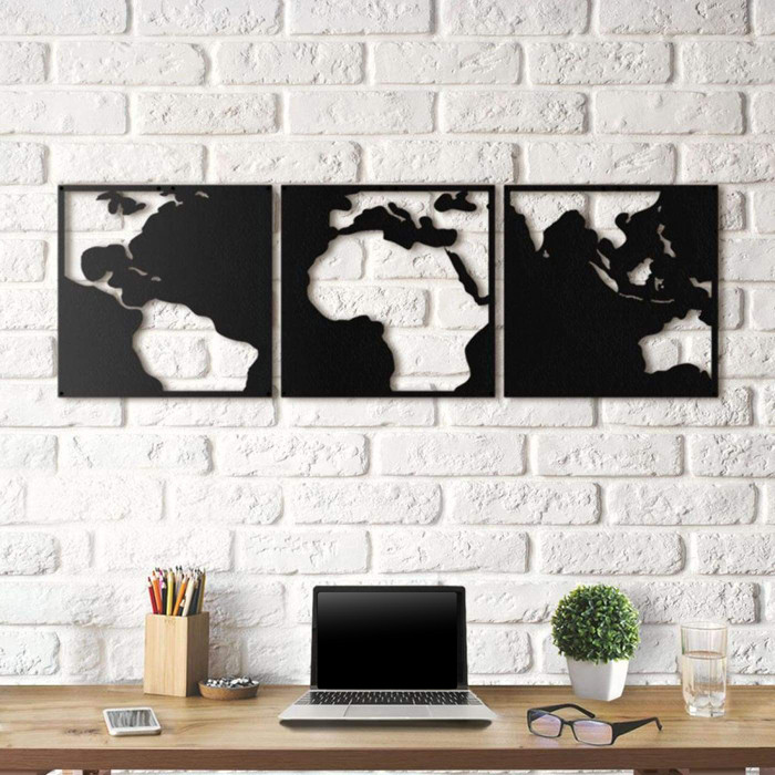 

Объемная картина из дерева DecArt Map Of Contrast 252х90 см