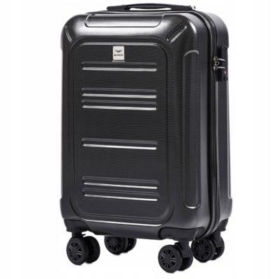 

Маленький пластиковый чемодан на 4 колесах PC175 S (темно серый / dark grey)