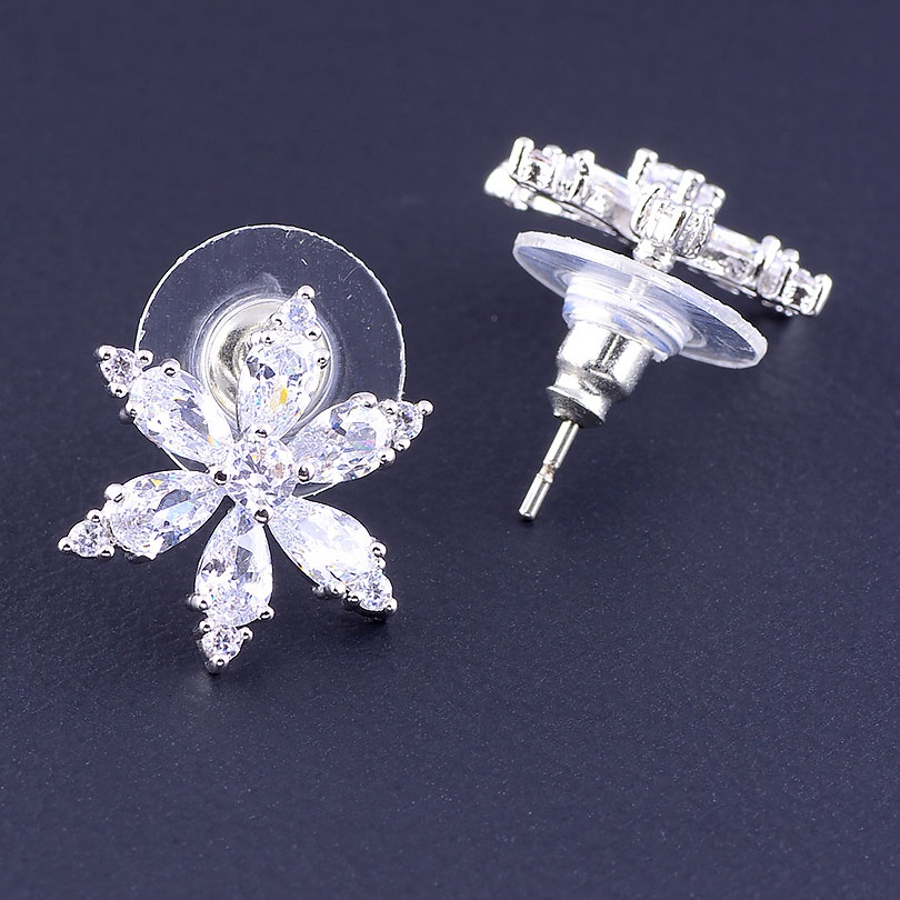 

Серьги 'Big Dipper' Фианит (родий) 055823