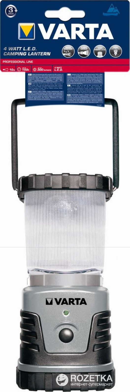 

Фонарь Varta Camping Lantern LED 3D (18663101111)