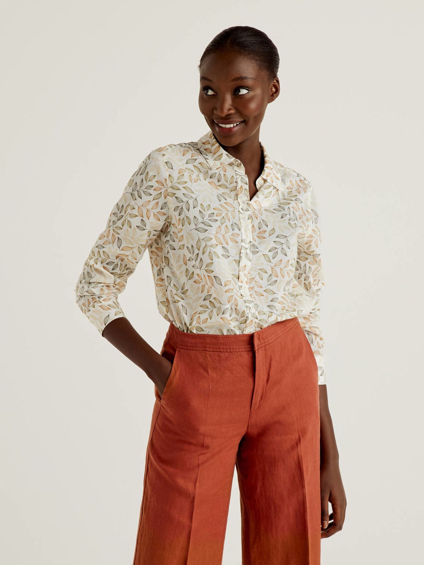 

Рубашка United Colors of Benetton 5OA95Q8U4-75F, Рубашка United Colors of Benetton 5OA95Q8U4-75F XS