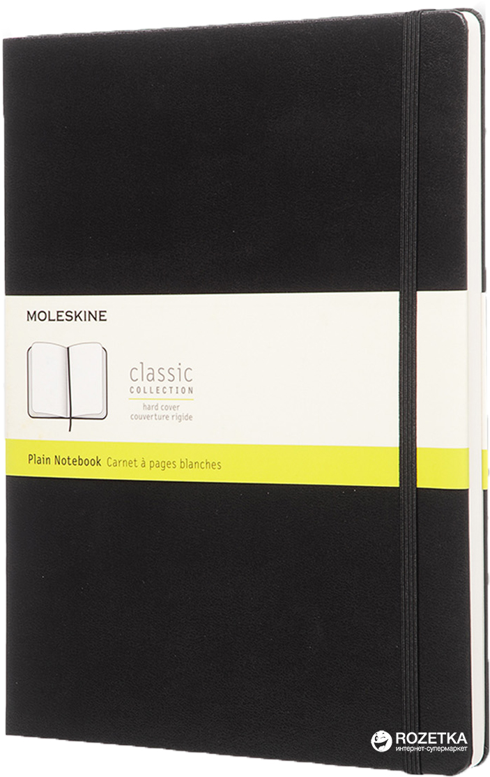 

Записная книга Moleskine Classic 19 х 25 см 192 страницы без линовки Черная (8051272892710)