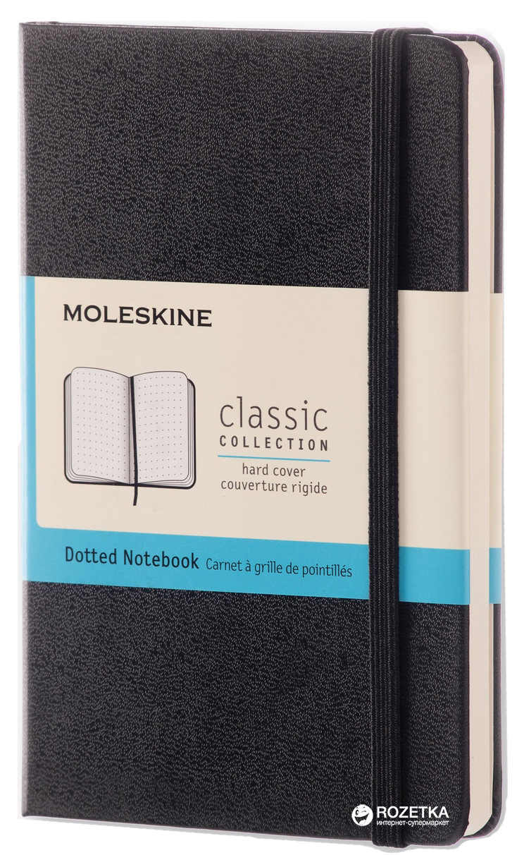 

Записная книга Moleskine Classic 9 х 14 см 192 страницы в точку Черная (8051272895285)