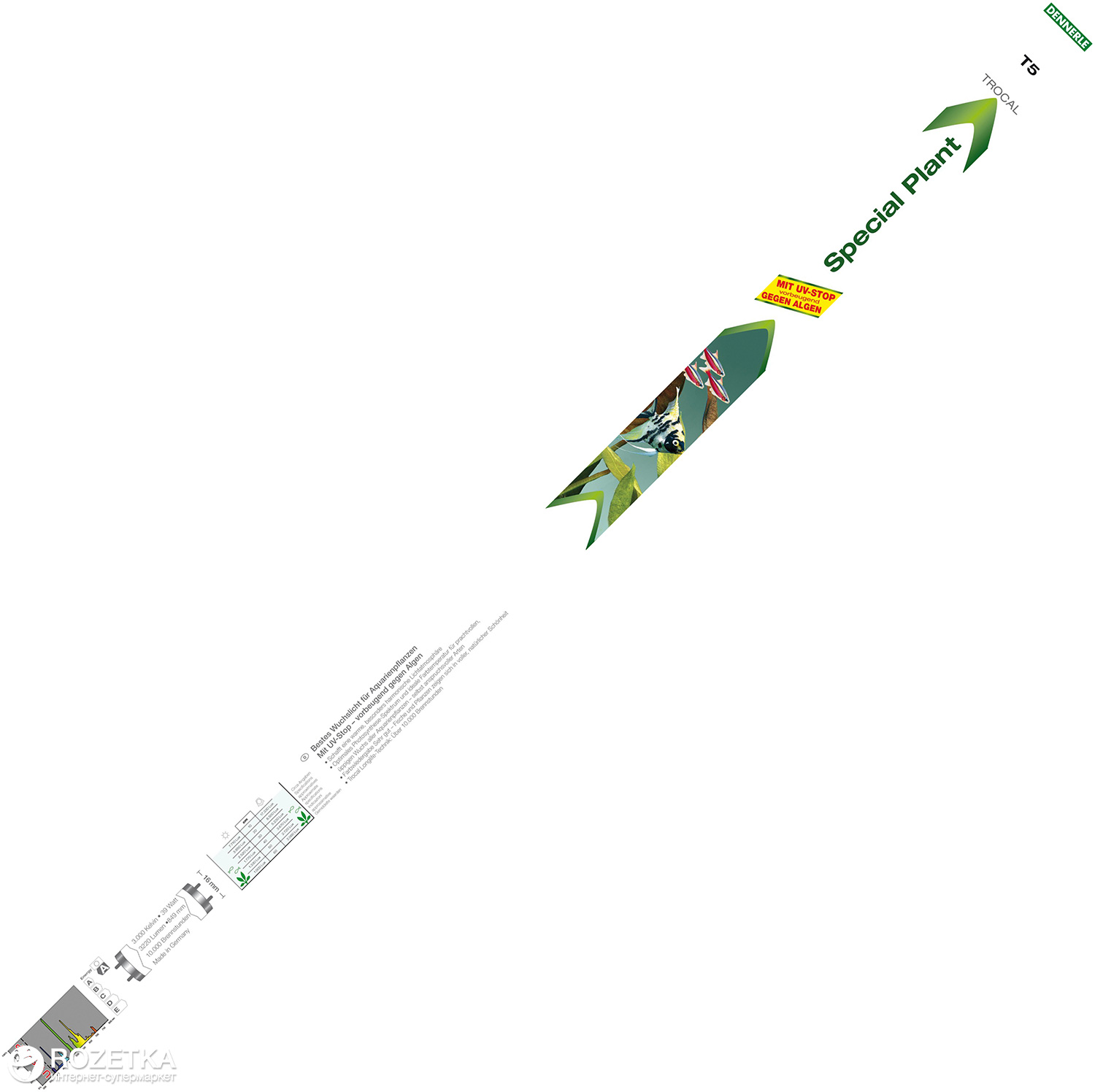 

Люминесцентная лампа Dennerle Special Plant Т5 3000 К 54 Вт 1047 мм