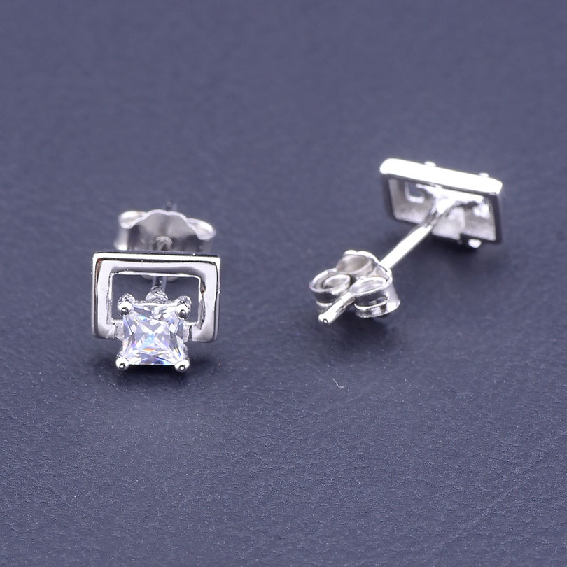 

Серьги Фианит Серебро(925) 6х5 078283