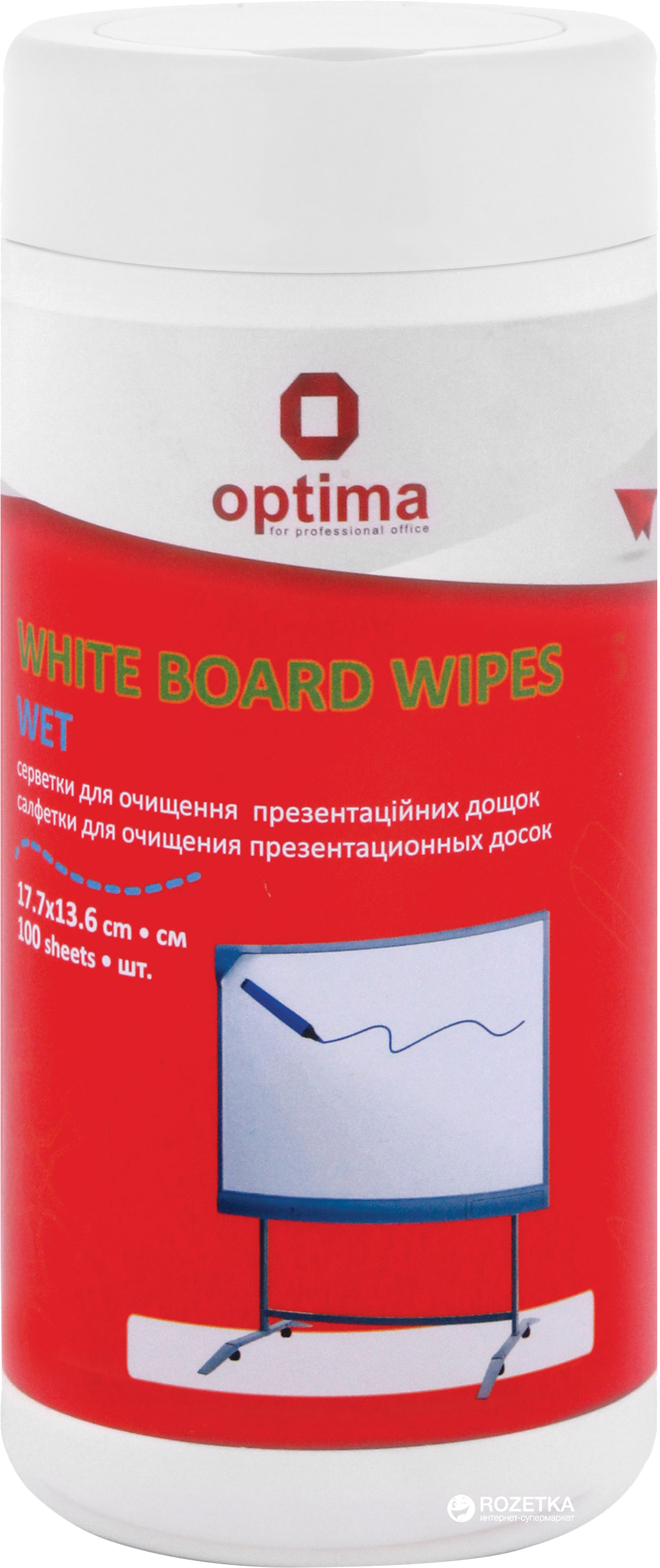 

Салфетки Optima для досок 100 шт (72617)