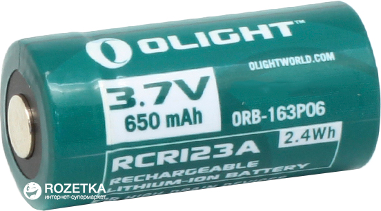 

Аккумулятор Olight RCR 123 650 mA (23701366)