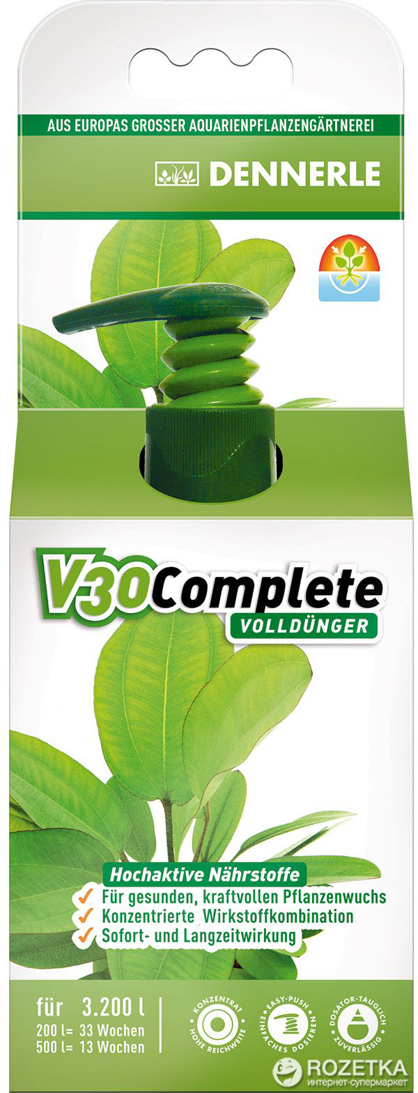 

Комплексное удобрение для аквариумных растений Dennerle V30 Complete 100 мл