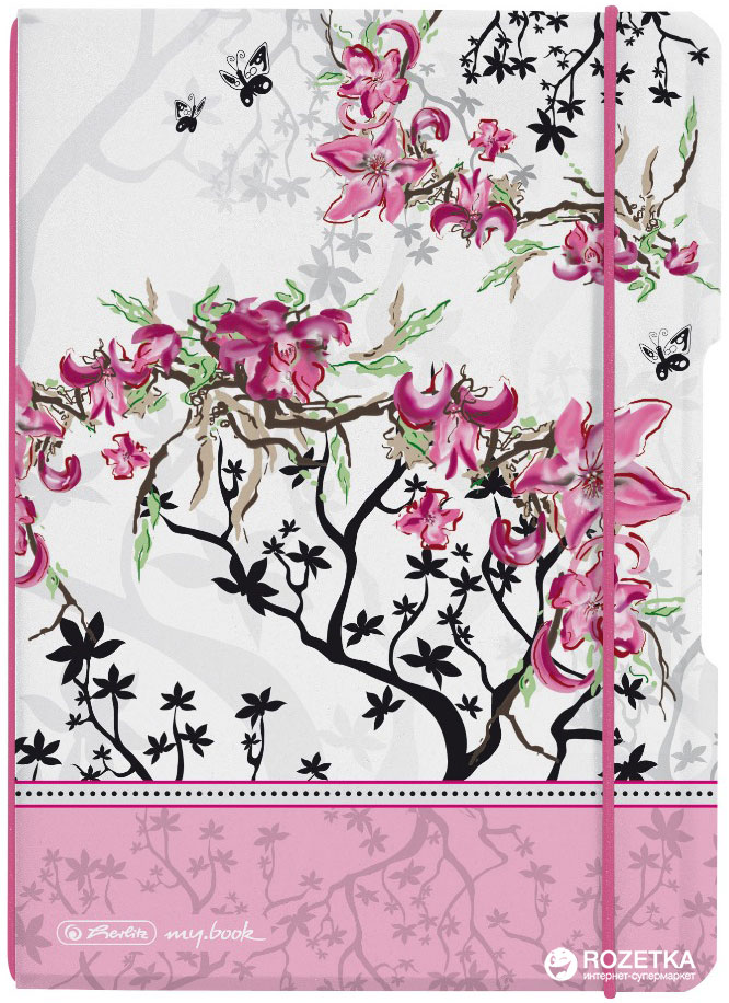 

Блокнот Herlitz My Book Flex Ladylike Bloom A5 в клетку 40 листов (11361664)