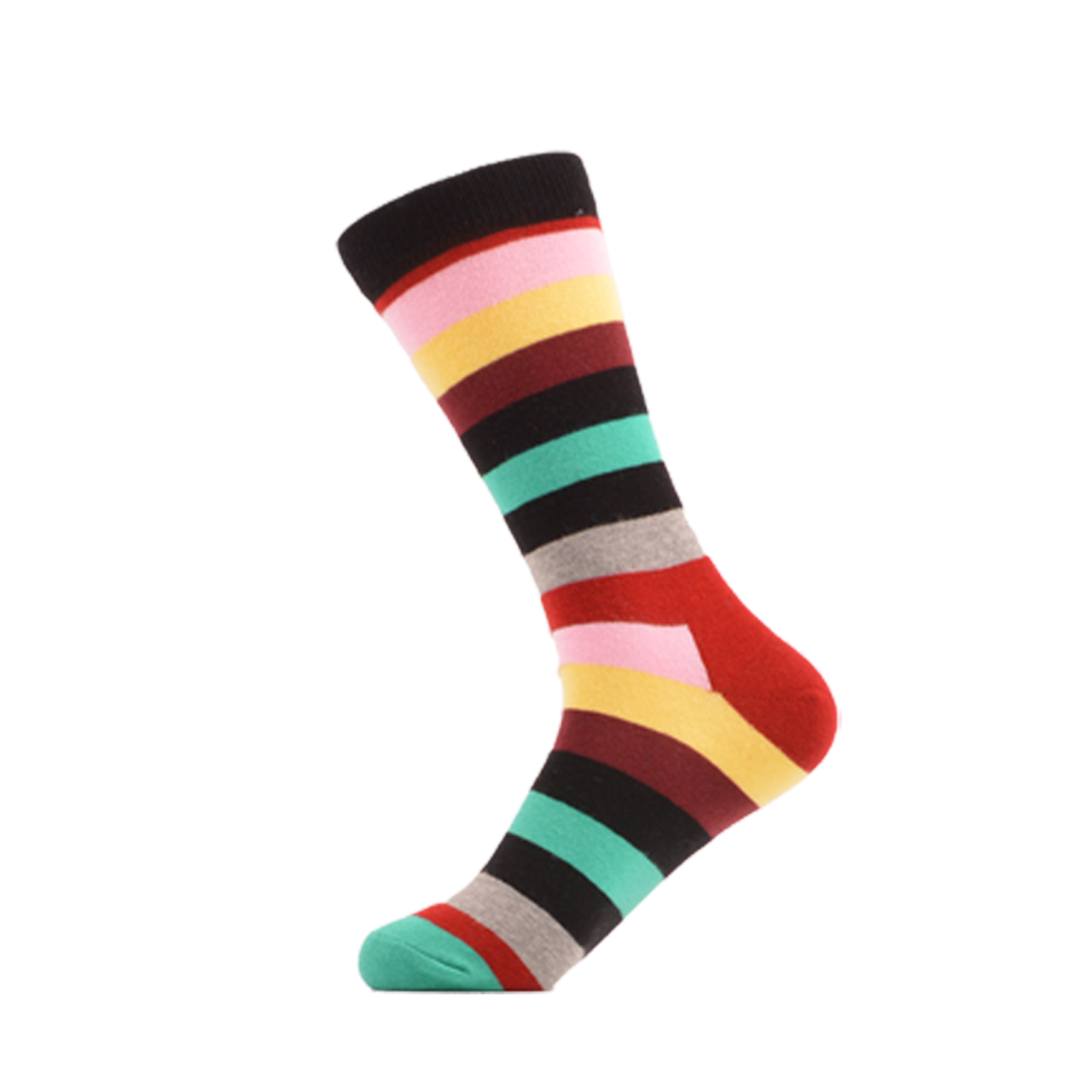 

Высокие мужские цветные носки с принтом Sanzetti серии Colour Stripes р. 40-45 HS-0034