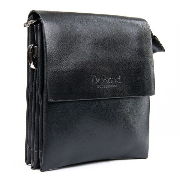 

Мужская сумка через плечо из кожзама DR. BOND GL 308-1 black