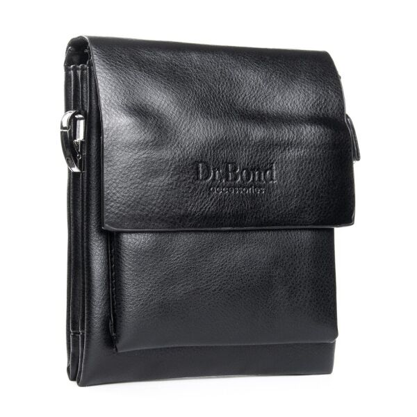 

Мужская сумка через плечо из кожзама DR. BOND GL 314-0 black