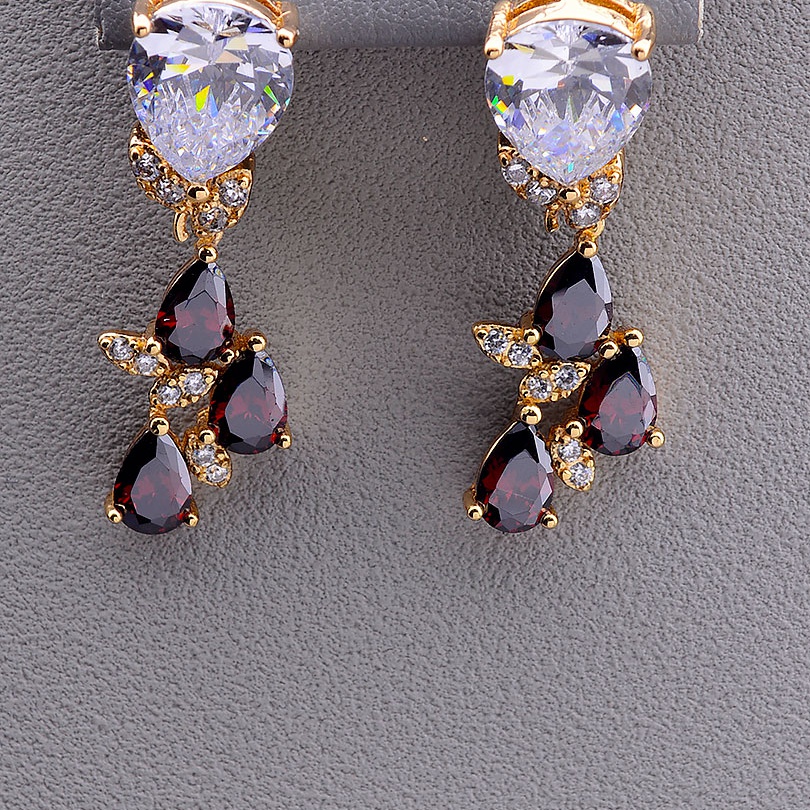 

Серьги 'XUPING' Фианит (позолота 18к) 058567