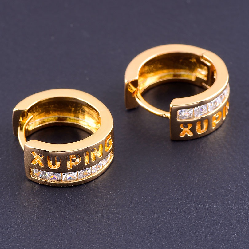 

Серьги Фианит 'XUPING' (позолота 18к) 084430