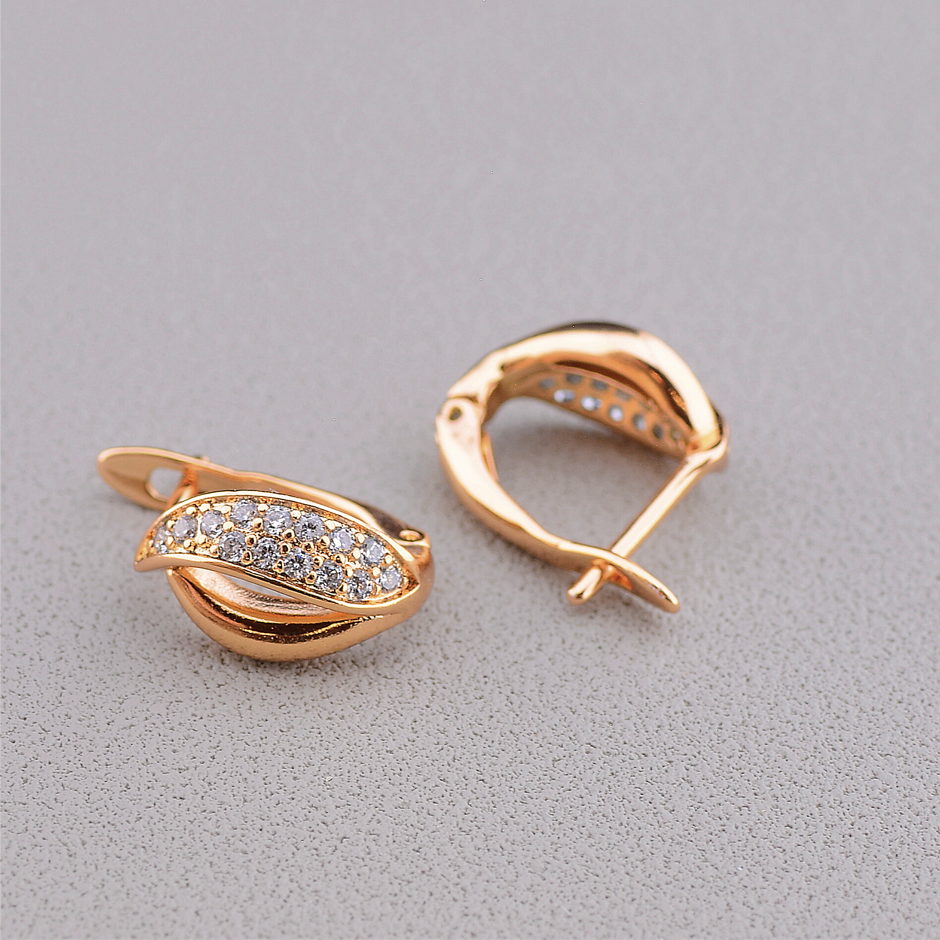 

Серьги 'XUPING' Фианит (позолота 18к) 097293