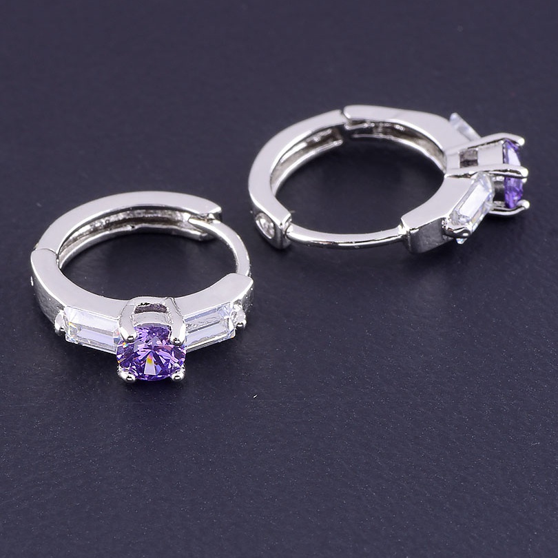 

Серьги 'XUPING' Фианит (родий) 072350