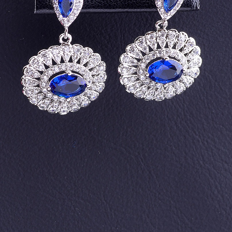 

Серьги 'XUPING' Фианит (родий) 076905