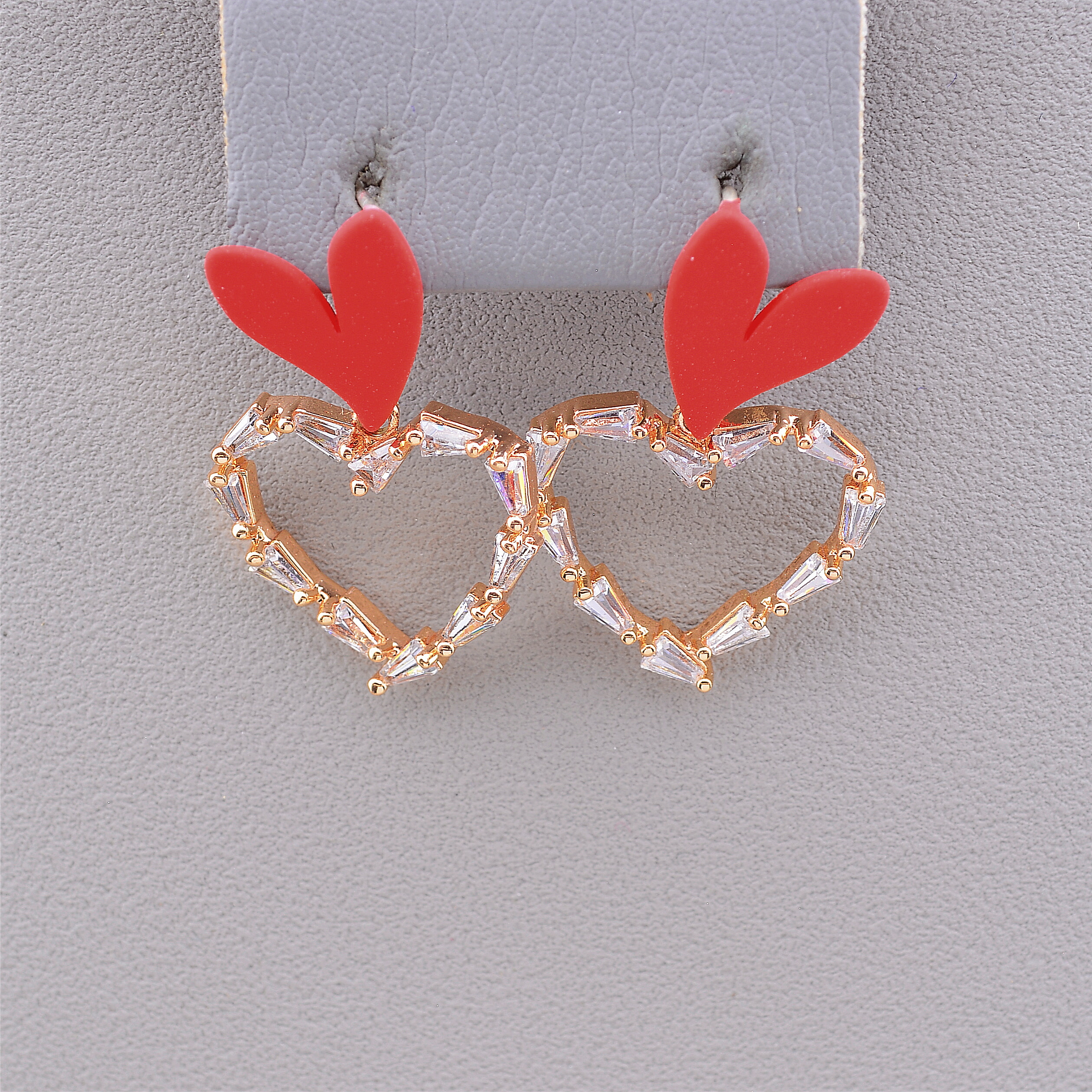 

Серьги 'XUPING' Фианит (позолота 18к) 087489
