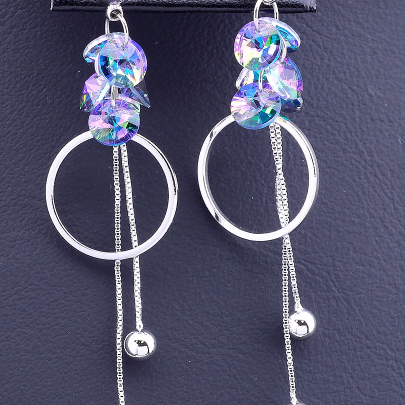 

Серьги 'XUPING' Swarovski (родий) 082593