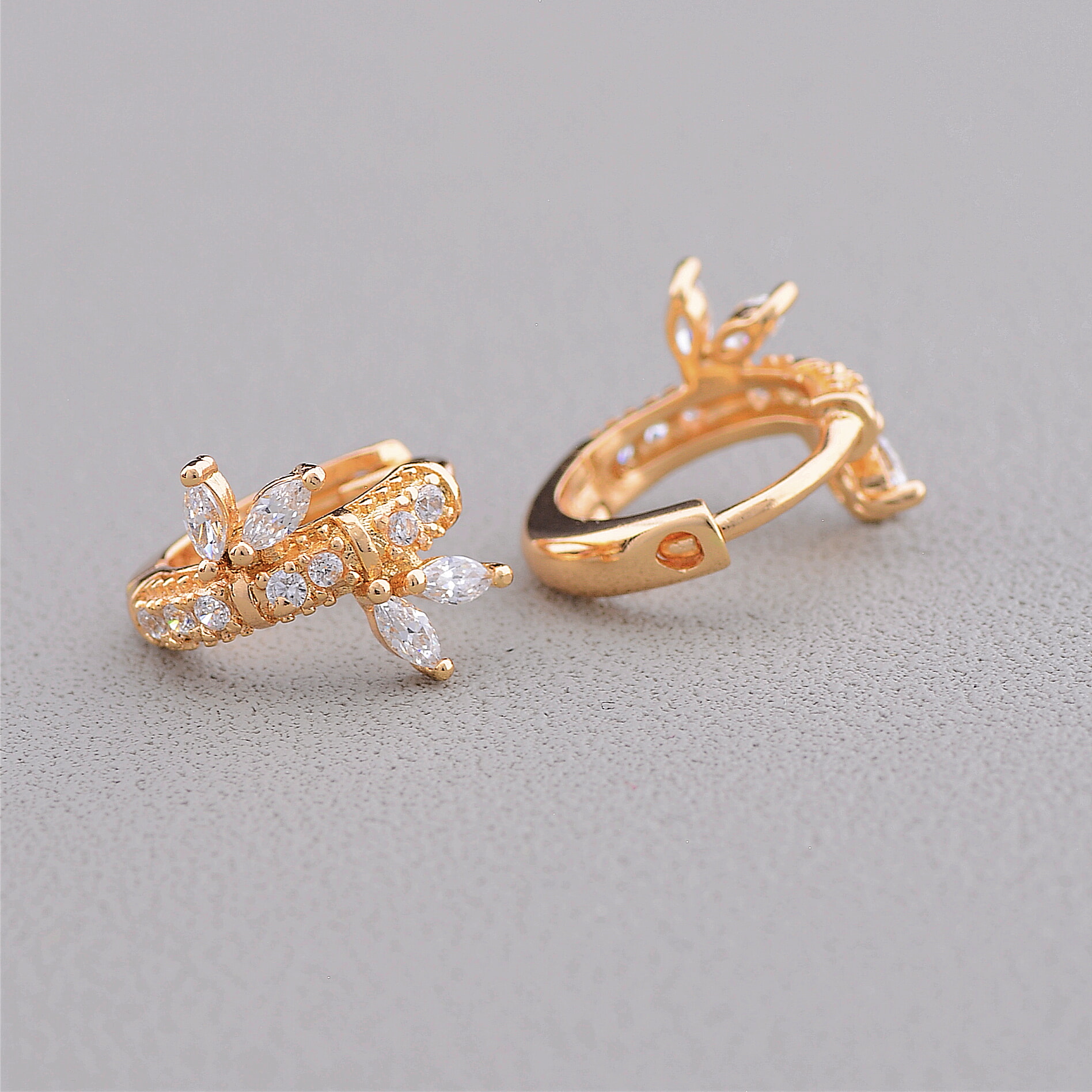 

Серьги 'XUPING' Фианит (позолота 18к) 097161
