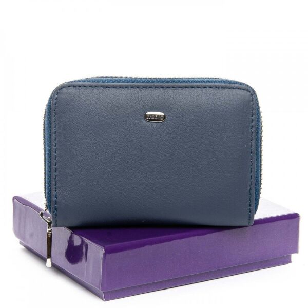

Женская визитница из кожи Classic DR. BOND WS-2 blue