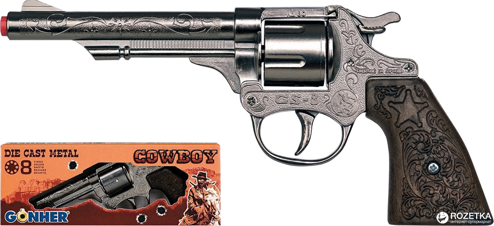 

Револьвер Gonher Cowboy 8-зарядный (80/0)