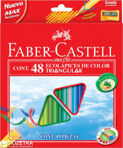 

Набор цветных карандашей Faber-Castell 48 шт (7891360556404)