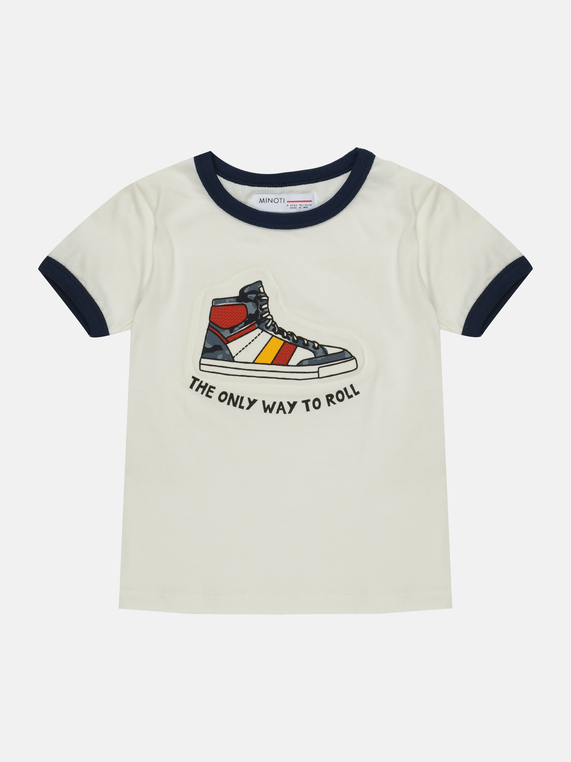 

Футболка Minoti Sneaker 3 12935 128-134 см Белая
