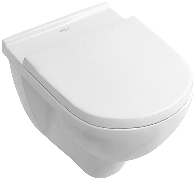 

Унитаз подвесной VILLEROY&BOCH O.Novo 5660H101 с сиденьем Soft Close 9M38S101