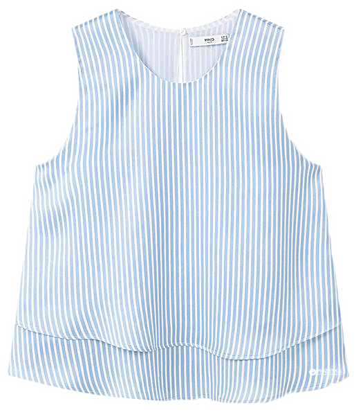 

Топ Mango 71030278 L Синий