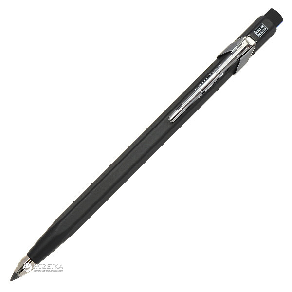 

Карандаш чернографитный механический Caran d'Ache Fixpencil 2 мм Черный корпус (7610186025259)