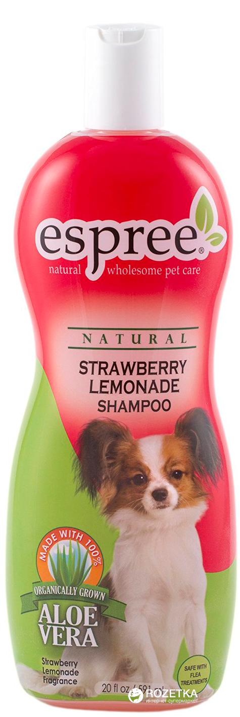 

Шампунь Espree Strawberry Lemonade Shampoo клубнично-лимонадный для собак 591 мл